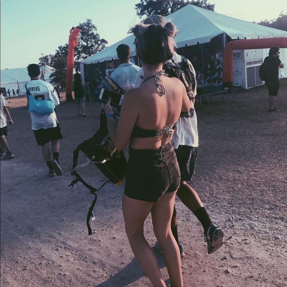 Dark Denim Super High Waisted Shorts 🖤